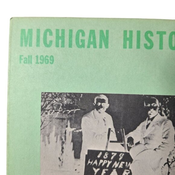 Michigan History Fall 1969 Book Historical Commission Department of State Green - Picture 3 of 11